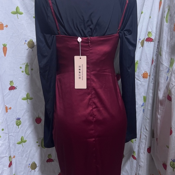 M086 OHPOLLY RED DRESS 👗 sizes UK12 US8 - Picture 12 of 13